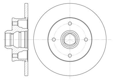 Remsa 6024.00 Brake disc