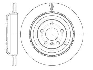 Remsa 61031.10 Диск гальмівний Remsa 61031.10 Диск гальмівний