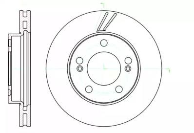 Remsa 61040.10 Диск гальмівний Remsa 61040.10 Диск гальмівний