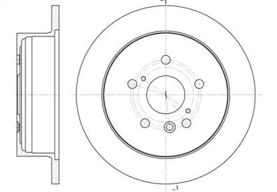 Remsa 61158.00 Диск гальмівний Remsa 61158.00 Диск гальмівний
