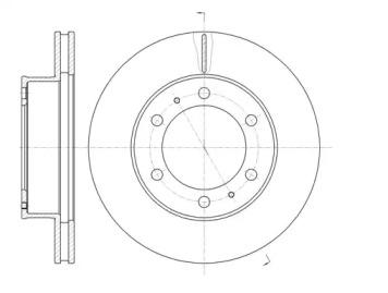 Remsa 61205.10 Brake disc
