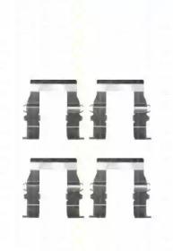 Triscan 8105101600 Spring set disc brake