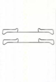 Triscan 8105101642 Монтажний комплект гальмівних колодок Triscan 8105101642 Монтажний комплект гальмівних колодок