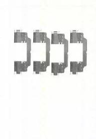 Triscan 8105101647 Spring set disc brake Triscan 8105101647 Spring set disc brake