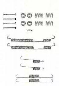 Triscan 8105102580 Spring set disc brake Triscan 8105102580 Spring set disc brake