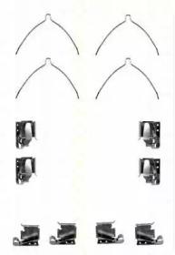 Triscan 8105131619 Монтажний комплект гальмівних колодок Triscan 8105131619 Монтажний комплект гальмівних колодок