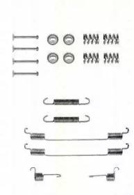 Triscan 8105152549 Комплект монтажный дисковых тормозных колодок