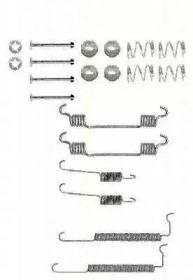 Triscan 8105242561 Монтажний комплект гальмівних колодок