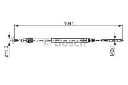 Bosch 1 987 477 954 Brake cable