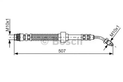 Bosch 1 987 481 150 Шланг гальмівний Bosch 1 987 481 150 Шланг гальмівний