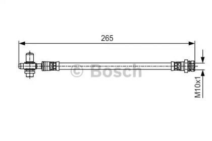 Bosch 1 987 481 519 Шланг гальмівний Bosch 1 987 481 519 Шланг гальмівний