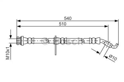 Bosch 1 987 481 560 Hose assy brake Bosch 1 987 481 560 Hose assy brake