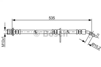 Bosch 1 987 481 774 Шланг гальмівний Bosch 1 987 481 774 Шланг гальмівний