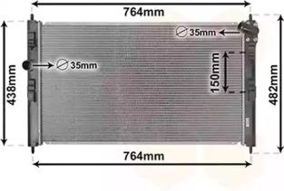 Van Wezel 09012709 Радіатор Van Wezel 09012709 Радіатор