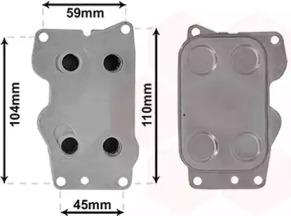 Van Wezel 09013701 Радіатор масляний Van Wezel 09013701 Радіатор масляний