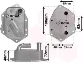 Van Wezel 09013704 Радіатор масляний