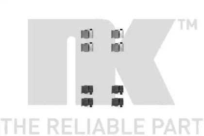 NK 7945033 Монтажний комплект гальмівних колодок