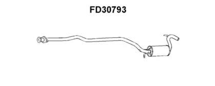 Veneporte FD30793 Muffler assy front Veneporte FD30793 Muffler assy front
