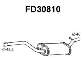 Veneporte FD30810 Muffler assy front Veneporte FD30810 Muffler assy front