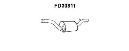 Veneporte FD30811 Muffler assy front Veneporte FD30811 Muffler assy front