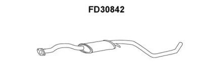 Veneporte FD30842 Muffler assy front