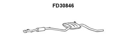 Veneporte FD30846 Muffler assy front Veneporte FD30846 Muffler assy front