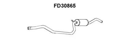 Veneporte FD30865 Muffler assy front Veneporte FD30865 Muffler assy front