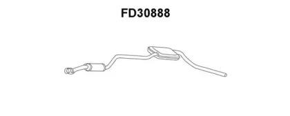 Veneporte FD30888 Muffler assy front