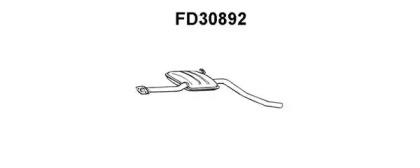 Veneporte FD30892 Muffler assy front