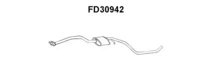 Veneporte FD30942 Muffler assy front Veneporte FD30942 Muffler assy front