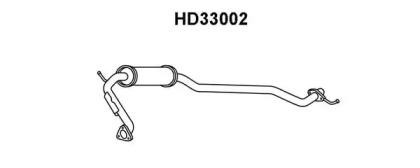 Veneporte HD33002 Muffler assy front