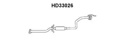 Veneporte HD33026 Muffler assy front Veneporte HD33026 Muffler assy front