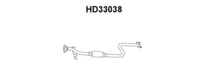 Veneporte HD33038 Muffler assy front Veneporte HD33038 Muffler assy front