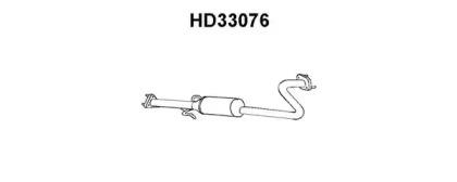 Veneporte HD33076 Muffler assy front Veneporte HD33076 Muffler assy front