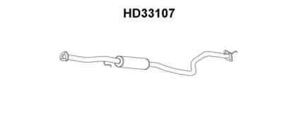 Veneporte HD33107 Muffler assy front Veneporte HD33107 Muffler assy front