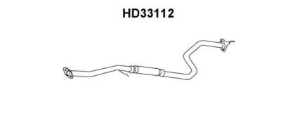 Veneporte HD33112 Середній глушник вихлопних газів Veneporte HD33112 Середній глушник вихлопних газів