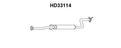 Veneporte HD33114 Muffler assy front