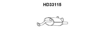 Veneporte HD33115 Глушник вихлопних газів кінцевий Veneporte HD33115 Глушник вихлопних газів кінцевий