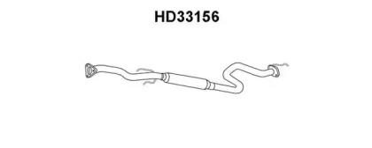 Veneporte HD33156 Muffler assy front