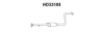 Veneporte HD33185 Muffler assy front Veneporte HD33185 Muffler assy front