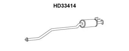 Veneporte HD33414 Muffler assy front