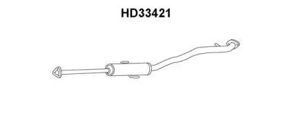 Veneporte HD33421 Muffler assy front Veneporte HD33421 Muffler assy front