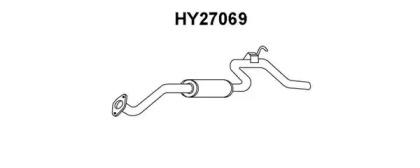 Veneporte HY27069 Глушник вихлопних газів кінцевий Veneporte HY27069 Глушник вихлопних газів кінцевий