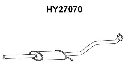 Veneporte HY27070 Muffler assy front Veneporte HY27070 Muffler assy front