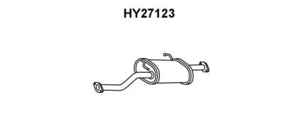 Veneporte HY27123 Muffler assy front Veneporte HY27123 Muffler assy front