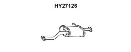 Veneporte HY27126 Muffler assy front Veneporte HY27126 Muffler assy front
