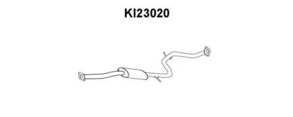 Veneporte KI23020 Muffler assy front