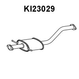 Veneporte KI23029 Muffler assy front Veneporte KI23029 Muffler assy front