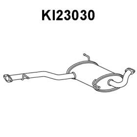 Veneporte KI23030 Muffler assy front Veneporte KI23030 Muffler assy front