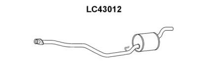 Veneporte LC43012 Muffler assy front Veneporte LC43012 Muffler assy front